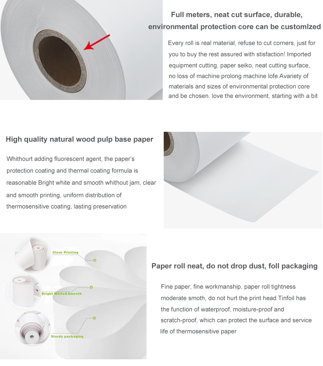 custom size raw thermal jumbo paper roll - Buy Thermal jumbo paper roll ...