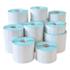 Free Sample Supermarket Preprinted Price Tag Self adhesive Barcode Paper Roll Label Stickers