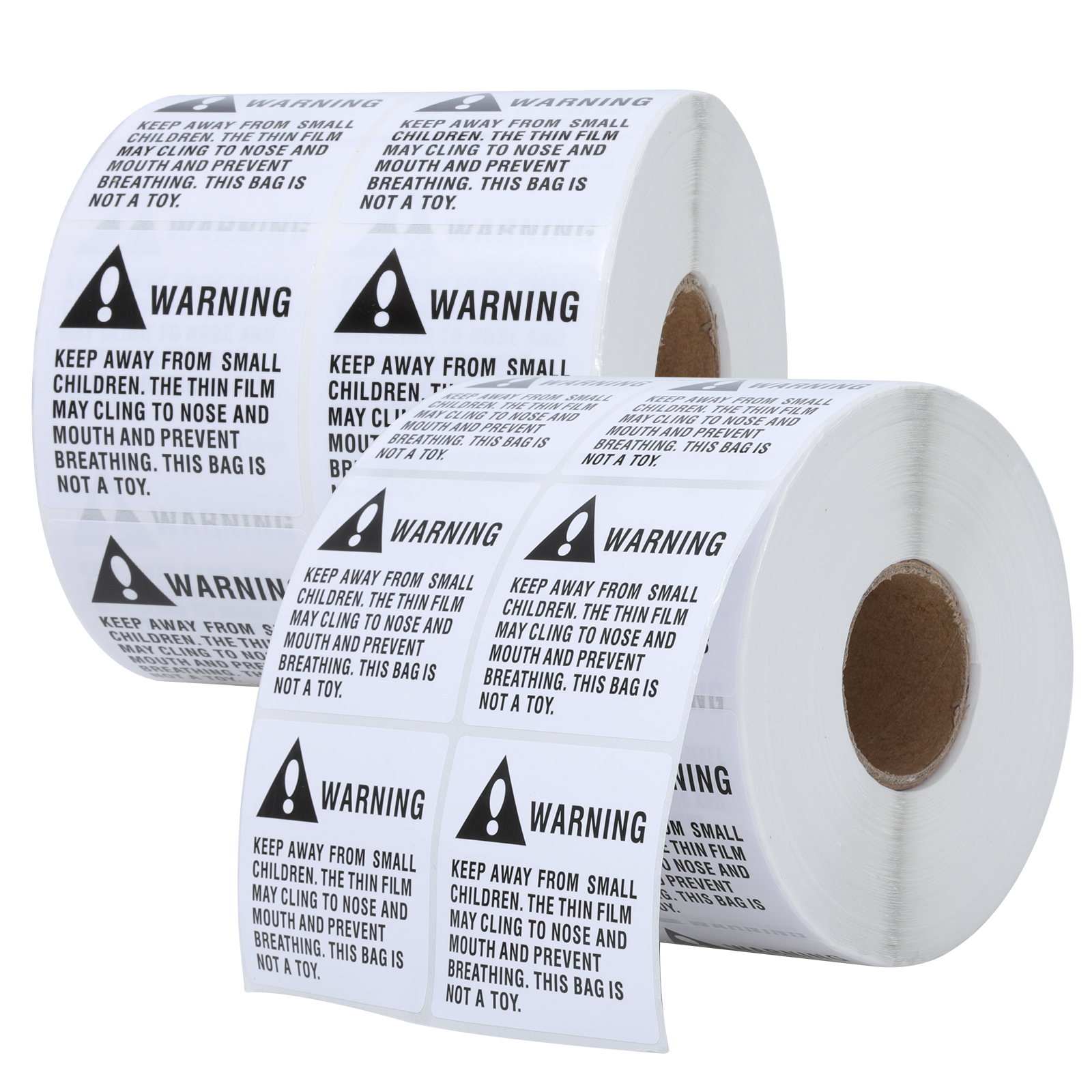 Suffocation warning sticker labels shipping stickers keep away from children warning sign sticker