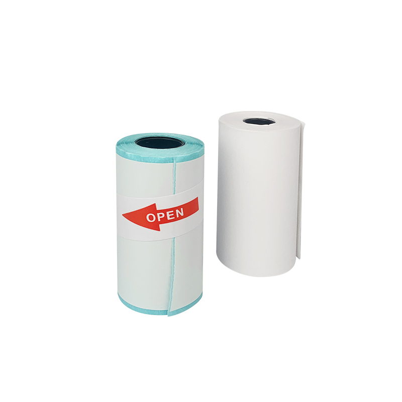 Factory price custom size self adhesive waybill logistics label A6 thermal label sticker paper roll