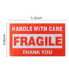 Eco-friendly Handle with care Warning Packing Shipping Label Fragile Label